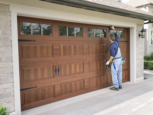 Custom garage door showcase by Kannapolis Garage Door Repair in Kannapolis
