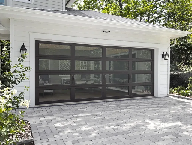 Kannapolis Garage Door Repair design specialist presenting custom garage door options to Kannapolis homeowner
