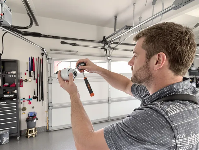 Garage door opener repair service by Kannapolis Garage Door Repair in Kannapolis